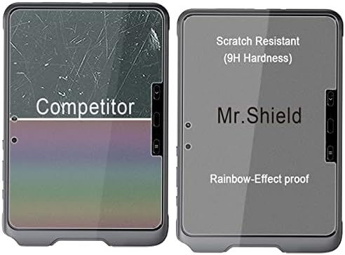 Mr.Shield [2-Pack] מיועד למגן המסך של Samsung Galaxy Tab Active4 Pro [זכוכית מזג] עם החלפת חיים